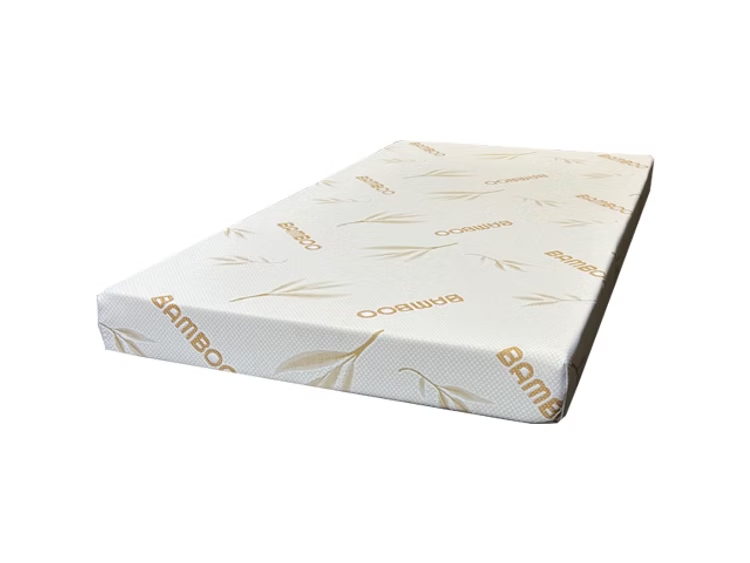 Matelas Foam-Bamboo 6 pouces en mousse haute densité avec housse en bambou – Literie d’Amitié