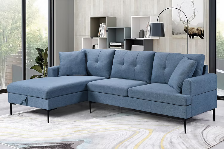 Canapé sectionnel IF-9065 configuration LHF, confort et style moderne – Literie d’Amitié
